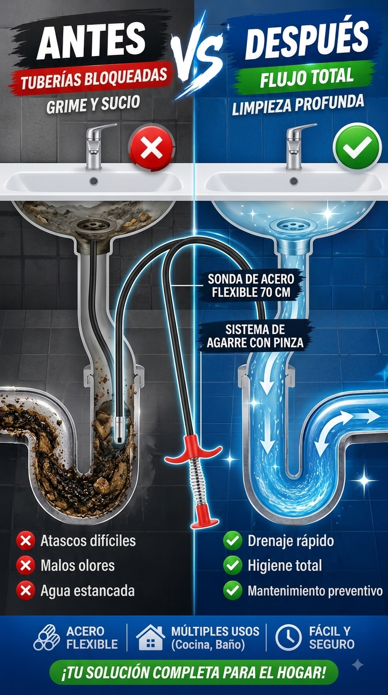 Nuevo Pinza Flexible Multiuso Largo Mango