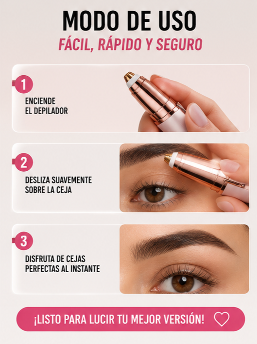 Nueva Depiladora De Cejas Mini Portátil USB