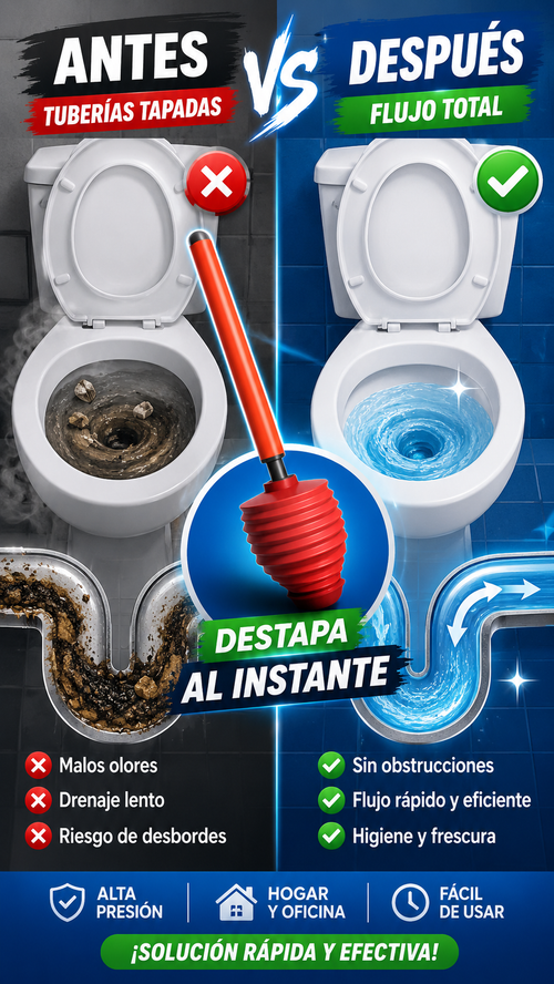 Nuevo Desatascador de Alta Presión