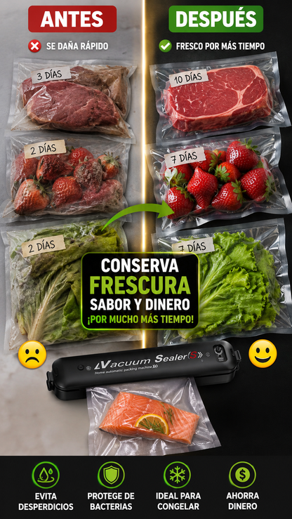 Nuevo Sellador de Vacío Turbo Fresh Pro
