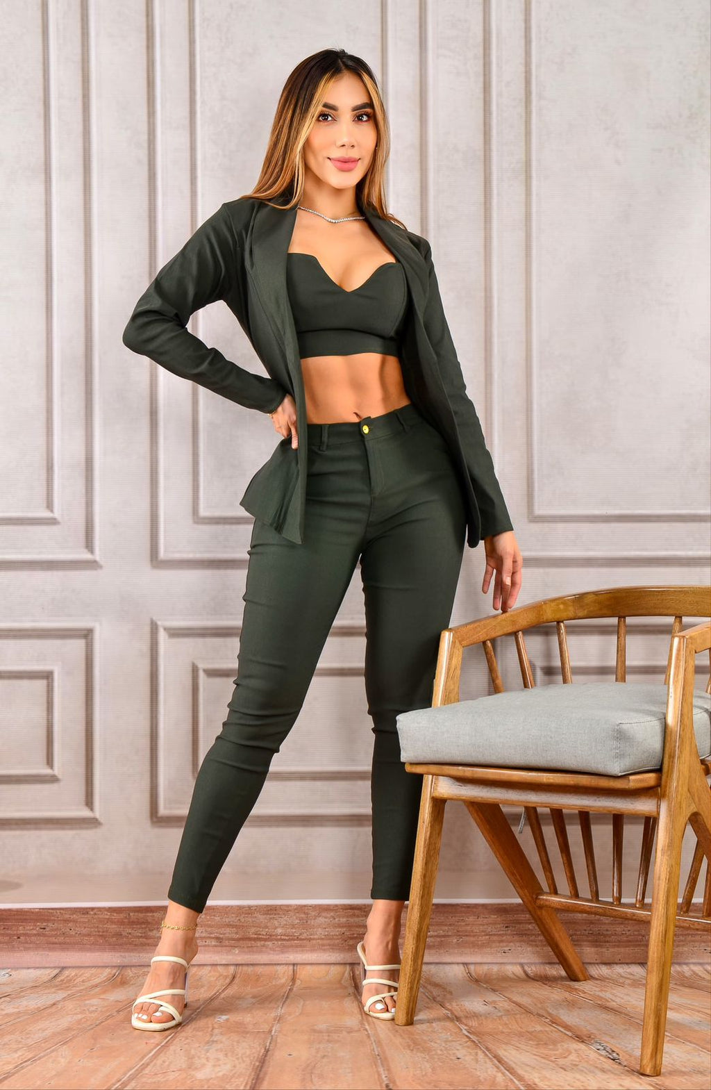 conjunto 3 piezas Bengalina