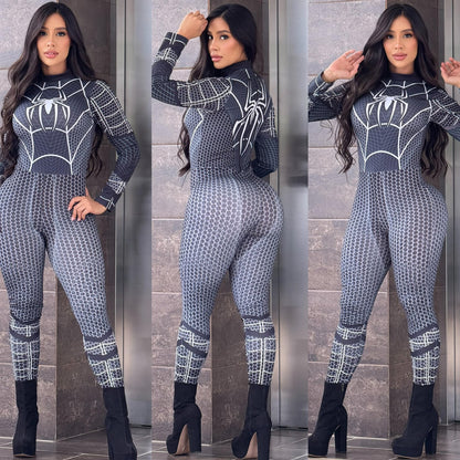 Nuevo Traje Spiderman Negro Ajustado