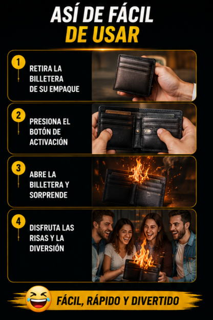 Nueva Cartera de Fuego Mágica Portátil