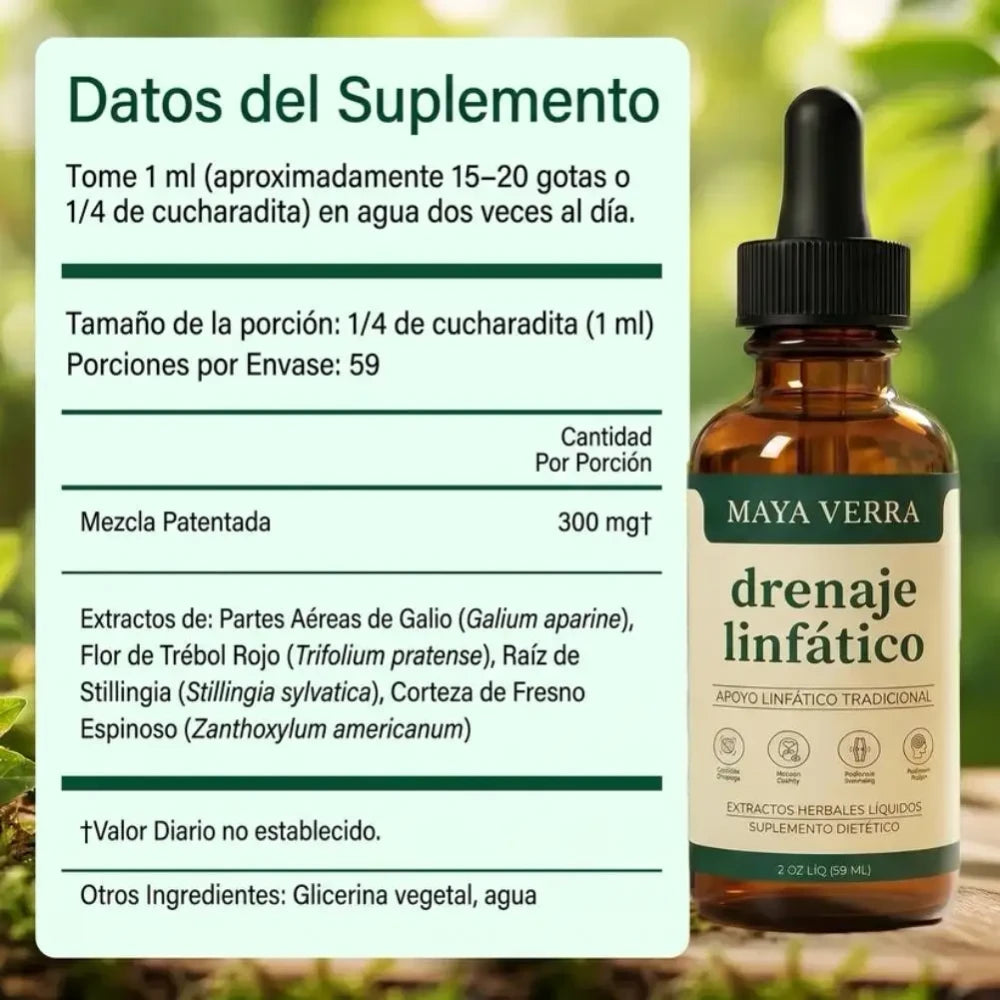 Mayaverra Gotas de Drenaje Linfático
